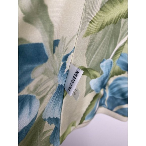 Tommy Bahama Blazer Size 10 Silk Women's Long Sleeve Cream Pockets Business Work - Picture 4 of 6